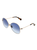 Max Mara Frauen Sonnenbrille Rund Gold