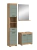 xonox.home Badkombination in Artisan Eiche/Salbei - (B) 112 x (H) 191 x (T) 34