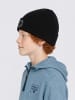 Petrol Industries Logo-Strickbeanie Steelpoint in Schwarz