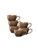 Ritzenhoff & Breker 6er Set Espressotassen Sahara 100 ml in Dunkelbraun
