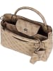 Guess Handtasche Brenton Small Girlfriend SAT Logo in Latte Logo