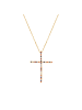 Luxenter Halskette Irend mit 18 Karat Gelbgold-Finish – IREND