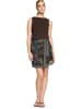 Zero  Sommerrock mit Print. in Brown/Petrol