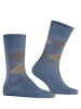 Burlington Socken 1er Pack in Blau/Grau