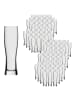 Rastal 120er Set Weizenbiergläser Monaco Slim in 0,3 l in transparent