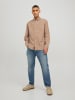 Jack & Jones Cord Flanell Hemd Shacket JJECLASSIC in Beige