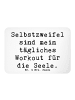 Mr. & Mrs. Panda magnet Spruch Selbstzweifel Workout mit Spruch in Weiß