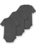 Normani Outdoor Sports 3er Set Baby Merino Body Kurzarm Tauranga in Anthrazit