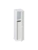 relaxdays Toilettenschrank in Weiß - (B)19,5 x (H)65 x (T)19,5 cm