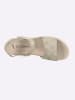 Caprice Sandalette in beige-gemustert