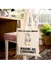 Mr. & Mrs. Panda Jutetasche Hebamme Leidenschaft mit Spruch in Creme