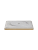 Beliani Deckenleuchten TIVORA in Braun - (W) 30 x (H) 3 x (L) 30 cm