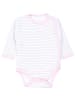 TupTam Baby Langarm Wickelbody im 5er Set in rosa/grau