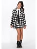 myMo ROCKS Women Blazer in black white check