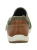 rieker Sportlicher Slipper in grün