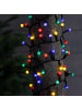 LUMINEO Lichterkette CHERRY Compact Twinkle 350 LED 7,5 m, schwarzes Kabel in BUNT
