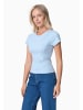 Organication T-Shirt "TILLDA" in Muschelblau
