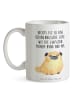 Mr. & Mrs. Panda Mug Mops mit Spruch in Weiß