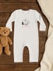 Snoopy Peanuts Snoopy Baby Strampler Overall Einteiler Langarm in weiß