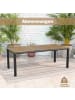 COSTWAY Gartentisch Akazienholz 200cm in Braun