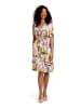 Vera Mont Sommerkleid ohne Verschluss in Cream/Orange