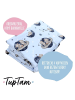 TupTam Kinder Bettdecken Set Gemustert in blau Modell 2