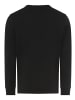 Delmao Rundhalsshirt in schwarz