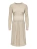 ONLY Strickkleid in Weathered Teak
