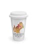 Mr. & Mrs. Panda To Go Becher Eichhörnchen Smoothie mit Spruch in Weiß