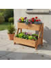 relaxdays Hochbeet in Orange - (B)62,5 x (H)51,5 x (T)44 cm