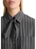 Marc O'Polo DENIM Gestreifte Schluppen-Bluse regular in Dark Grey