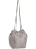 Guess Handtasche Zalina Pouch in Silver