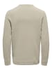 Only&Sons Weicher Strick Pullover Rundhals Sweater Grobstrick in Beige-2