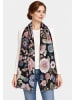 Faera Schal Blumenprint Kurze Fransen Weicher Fall in Rosa