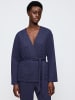 Triumph Morgenmantel Cozy Comfort Robe Top Quilted in BLUE - DARK COMBINATION