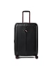 Polestream Paris 4 Rollen Trolley 69 cm mit Dehnfalte in black metallic
