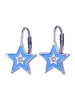schmuck23 Silber Ohrringe 925 Stern 1,0 cm x 1,0 cm