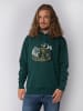 wat? Apparel Sweatshirt Mountainbike und Berge in Glazed Green