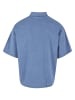 Urban Classics Short Sleeve Shirt in skyblue washed