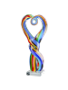 GILDE Skulptur Twist mehrfarbig - (H) 34 cm