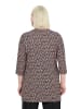 Ulla Popken Longshirt in schwarz