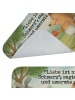 Mr. & Mrs. Panda Badvorleger Hase Igel Design mit Spruch in Weiß