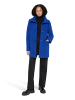 AMBER & JUNE Kurzmantel mit Stehkragen in Bright Blue Melange