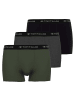 Tom Tailor Boxershort 3er Pack in Schwarz/Grau/Grün
