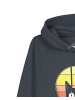 wat? Apparel Sweatshirt Sunset Cat in India Ink Grey
