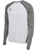 Hummel Sweatshirt Daumenlöcher Hmllead Erwachsene in WHITE/STEEL GRAY
