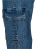 Urban Classics Urban Classics Damen Ladies Organic Stretch Denim Cargo Pants in clearblue washed