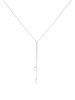 Elli Halskette 925 Sterling Silber Geo, Plättchen in Silber