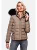 Navahoo Winterjacke Miamor in Taupe Grey