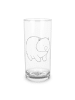 Mr. & Mrs. Panda Longdrinkglas Wombat ohne Spruch in Transparent